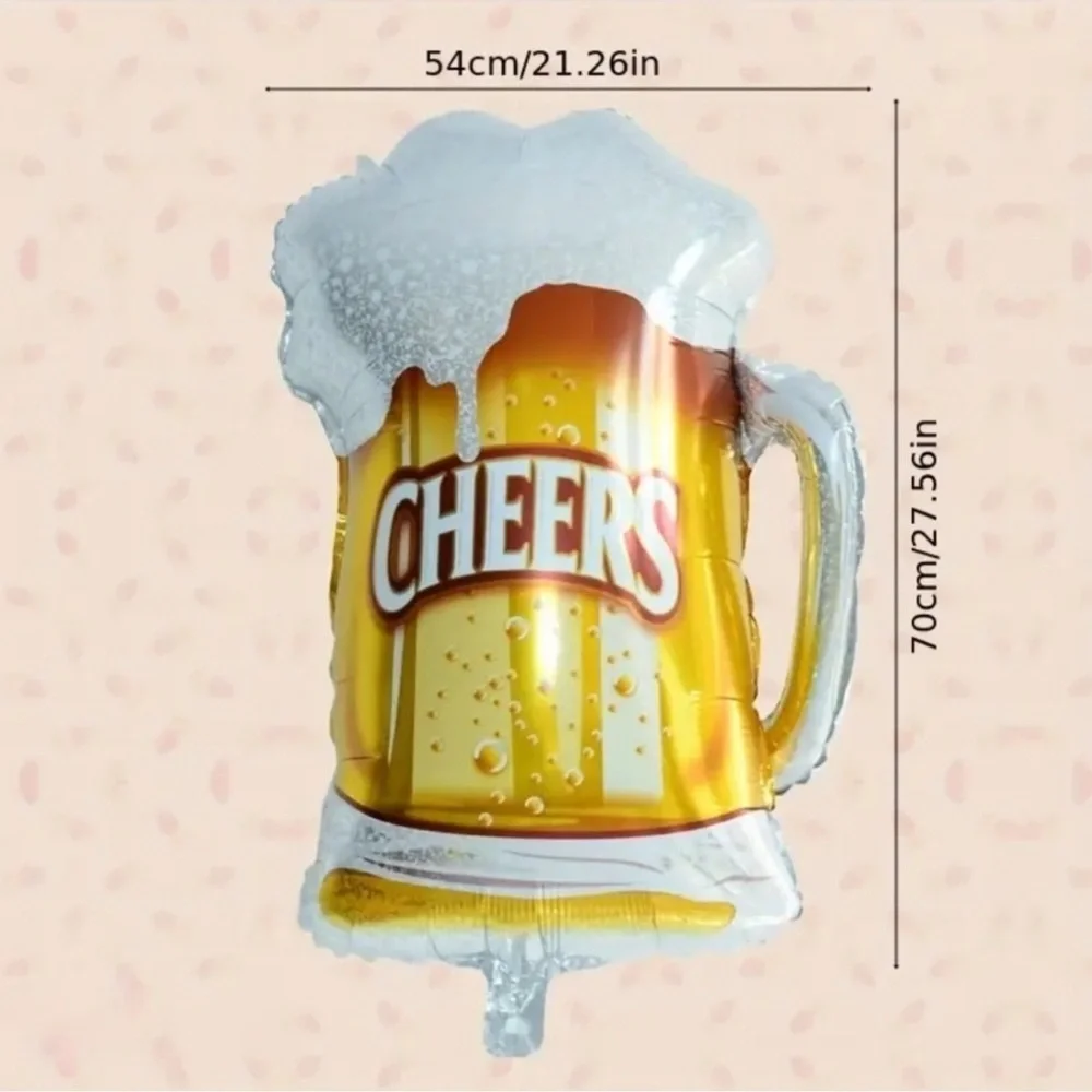 EXTRA LARGE Mylar Beer Mug Balloon